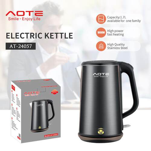 外贸220V欧规1.8L烧水壶家用不锈钢内胆水壶 electric kettle