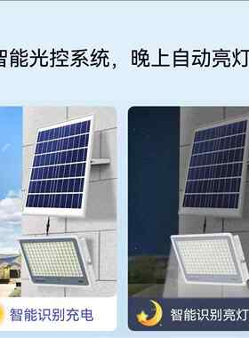 梦之蓝梦之蓝太阳能灯家用户庭明院灯LED投光灯超亮外水防照路灯