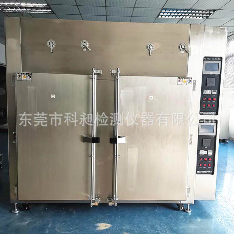 不锈钢塑胶电子用烤箱 双开门高温老化箱精密用鼓风干燥箱科昶