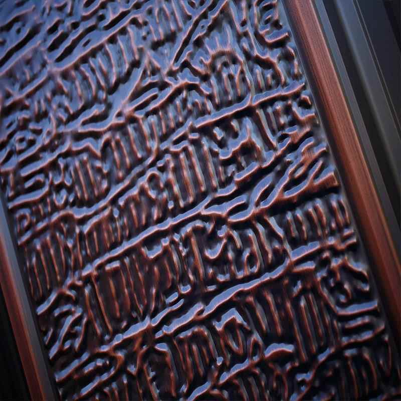 气窗通风腰头防盗门安全门防晒钢质入户家用车库单开仿铜户外大门