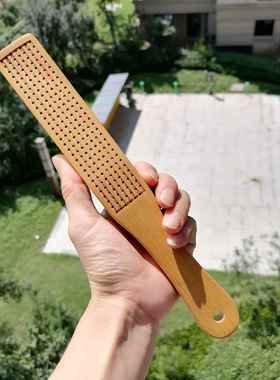 加长加密玉竹刷黑马RQM鬃文玩工马颈鬃油核桃刷包浆上色性大手穿