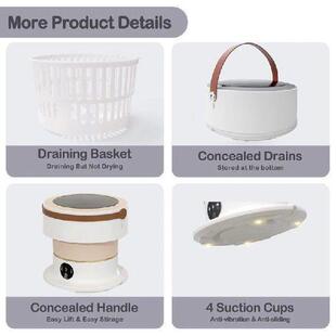 Foldable ABWP And Machine Mini Washing