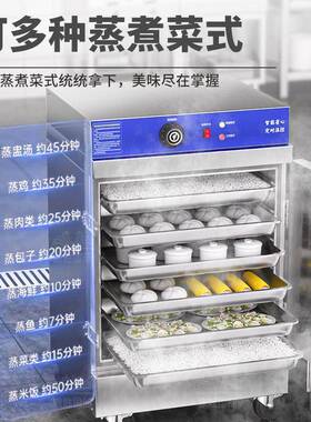 蒸饭柜商用电蒸箱饭店堂食小型蒸米饭菜馒蒸头全自动电能燃气01.Z