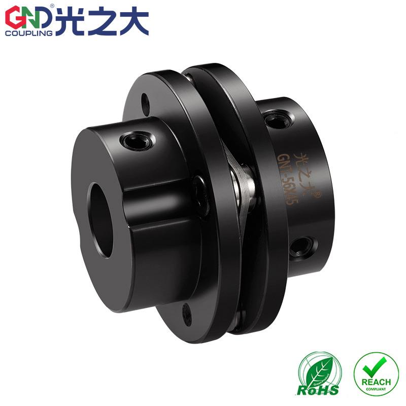 GND台阶式45号钢单T片联6轴器GN-5膜X45滚珠弹性854连轴器