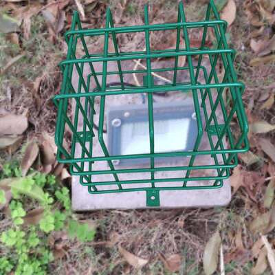 投光灯景灯罩公园区IQL埋观景地景观灯防撞铁质网防护网保护罩