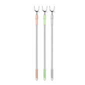 铝合金晾衣杆 可伸缩晾衣架不锈钢衣叉家用撑衣杆晒衣杆晾衣杆架