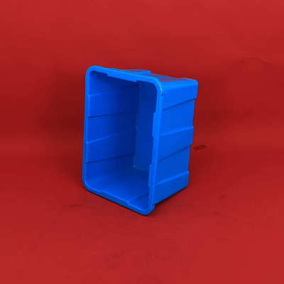 加厚带盖614L水箱 长方形蓝色密封防尘周转箱 工业养鱼养龟储水箱