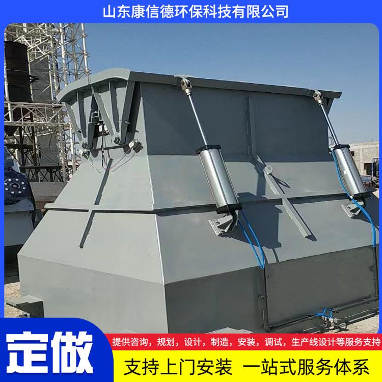 不锈钢污泥存放电动储泥斗泥饼污泥料仓手动气动液压推杆储泥斗