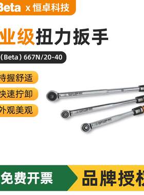 百塔Beta 667N/20-40可调式响声扭力扳手自行车轮胎汽修工具