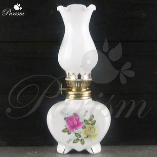 饰长明煤古油 20cm高灯风复陶瓷新居婚庆子孙灯佛和灯台装 正品 包邮