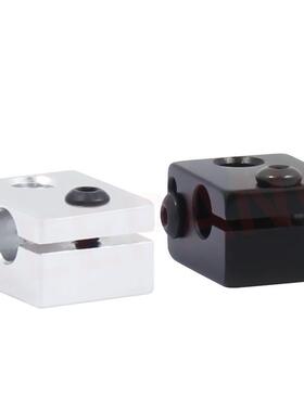 D打印机配件新款E33D V6全属挤出机加热E3D V6金铝喷砂氧化块处理