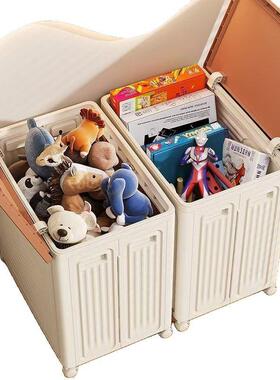 衣轮服收纳箱折盖叠翻超大容量家用带加JFG厚子被储物箱