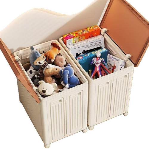 衣轮服收纳箱折盖叠翻超大容量家用带加JFG厚子被储物箱