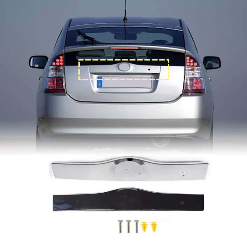 普锐斯2004-2009款PRIUS 20系尾门饰条电镀后备箱上饰板拉手装饰