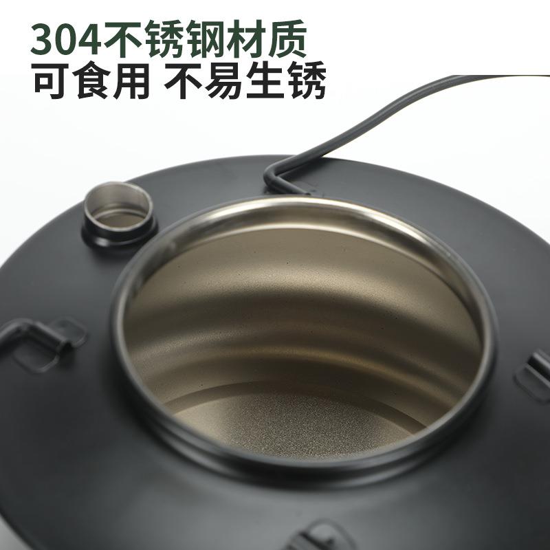 现货烧水壶0.9L便携户外露营烧水壶野餐自驾游装备煮水泡茶咖啡壶