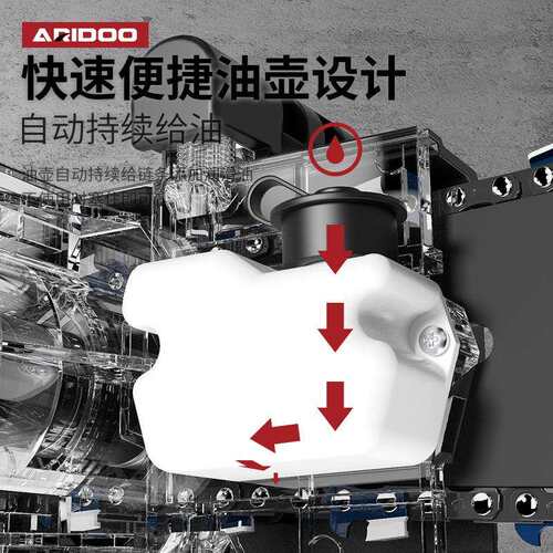 角磨机改装电链锯多功能家用锯柴电锯小型木工迷你手持切割伐木锯