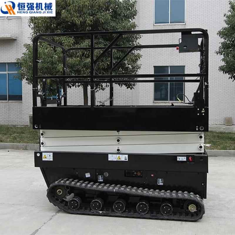 坦克链自行剪叉升降机履带式全自动升降平台走高空作业车重载耐用