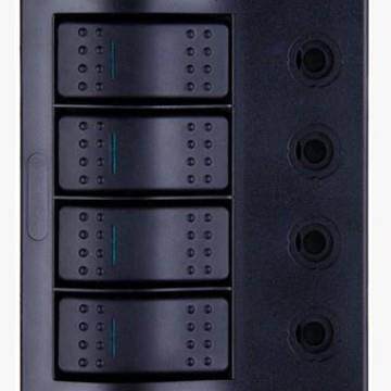 游艇开关面板 驾驶台控制面板 船舶改装车配件 PN-AP4S