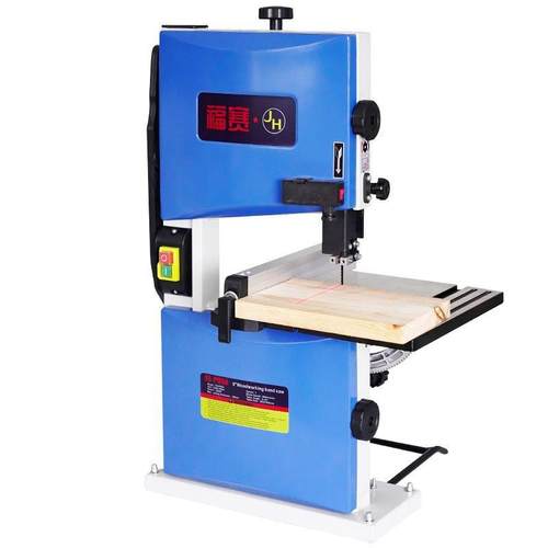 福赛带锯机小型家用台式多功能金属切割电动曲线锯木工佛珠开料机