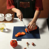 4色分类塑料菜板套装 厨房工具创意多功能四件套PP塑料砧板切菜板