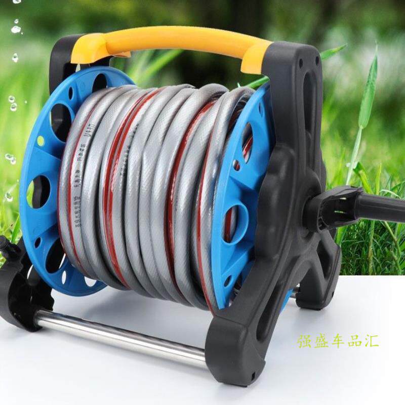 水管收纳车缠绕架收管器洗车绳子家用卷管器水管4分6分盘管高压管