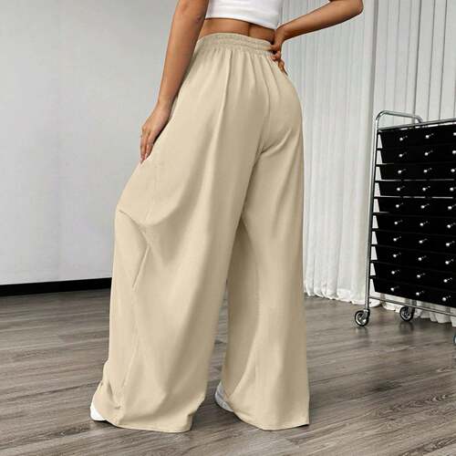 Women's Summer Lightweight High-Waisted Loose Fit Wide-Leg