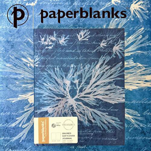 新款进口Paperblanks覆古笔记本蓝色海上花高档精美记事本送礼物