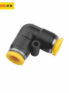 波斯气动快速1联管接头PU1L联管直角弯头BS59011BS590YMY12