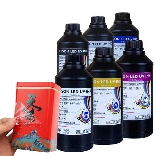 UV水晶标贴墨水xp600 i3200系列低气味ab膜专用中性uv固化墨水