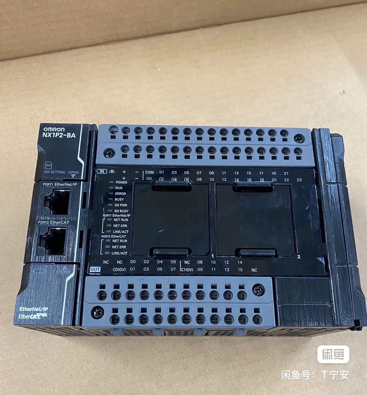 欧姆龙PLC原装正品NX1P2-1140DT-BA功能正常，