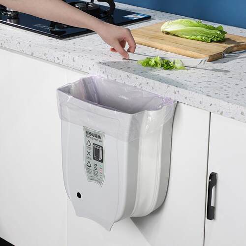 Creative Categorization of Storage Waste Bins: Foldable Wall