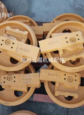 四轮一带底盘件配件小推松土机引导轮D41P-6支重轮链条拖轮驱动齿