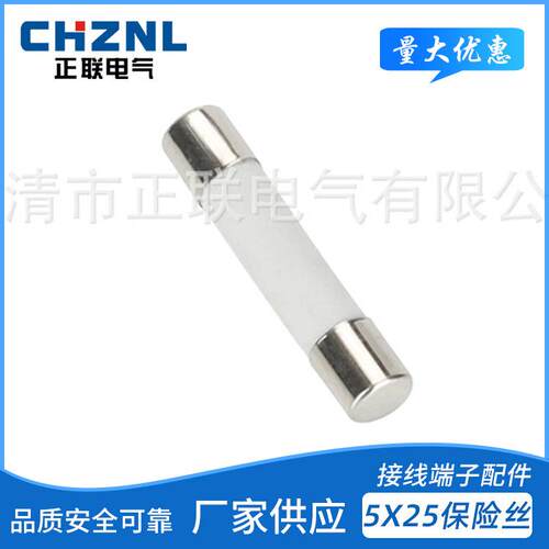 RO SS陶瓷熔芯保险丝管 5*25MM 熔断端子芯子UK5-H ES/I UK2器.5R