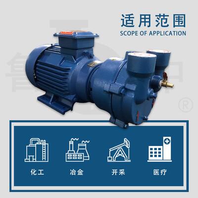 2BV6121水环式真空泵应用广泛品质保障质优价廉淄博鲁中工业泵厂