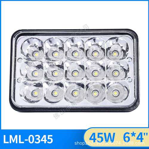 LED卡车大灯货车大灯原装灯工程机械灯5寸方工作检修灯45W