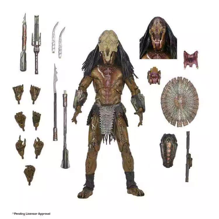 NECA 51725 铁血战士 野性掠食者 7寸可动人偶 盒装手办模型摆件