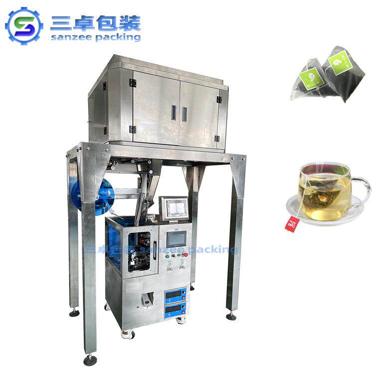 八宝茶三角包一体机茶叶袋泡茶包装机三角形包装机械