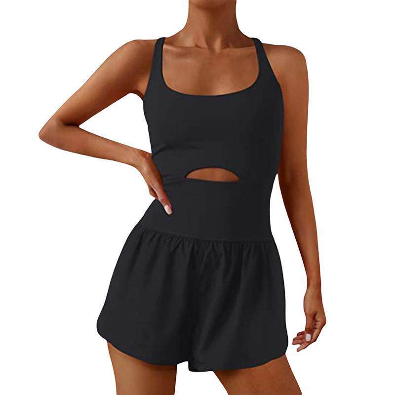 H 78144 Cross Back Yoga Shorts 镂空交叉瑜伽裤