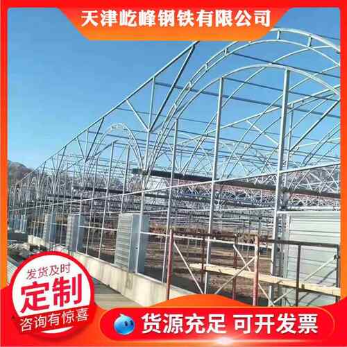 连栋温室大棚厂家施工蔬菜棚农业种植棚连栋薄膜日光暖棚