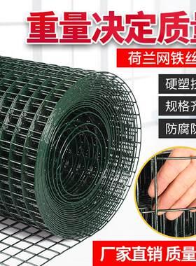 铁丝网围栏网铁网格加粗加硬小孔户外圈地隔离围鱼塘硬塑网工程款