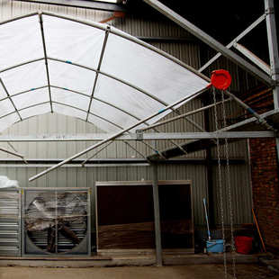 顶用卷膜器 大棚用配件现货 大棚顶用倒炼卷膜器 温室卷膜器