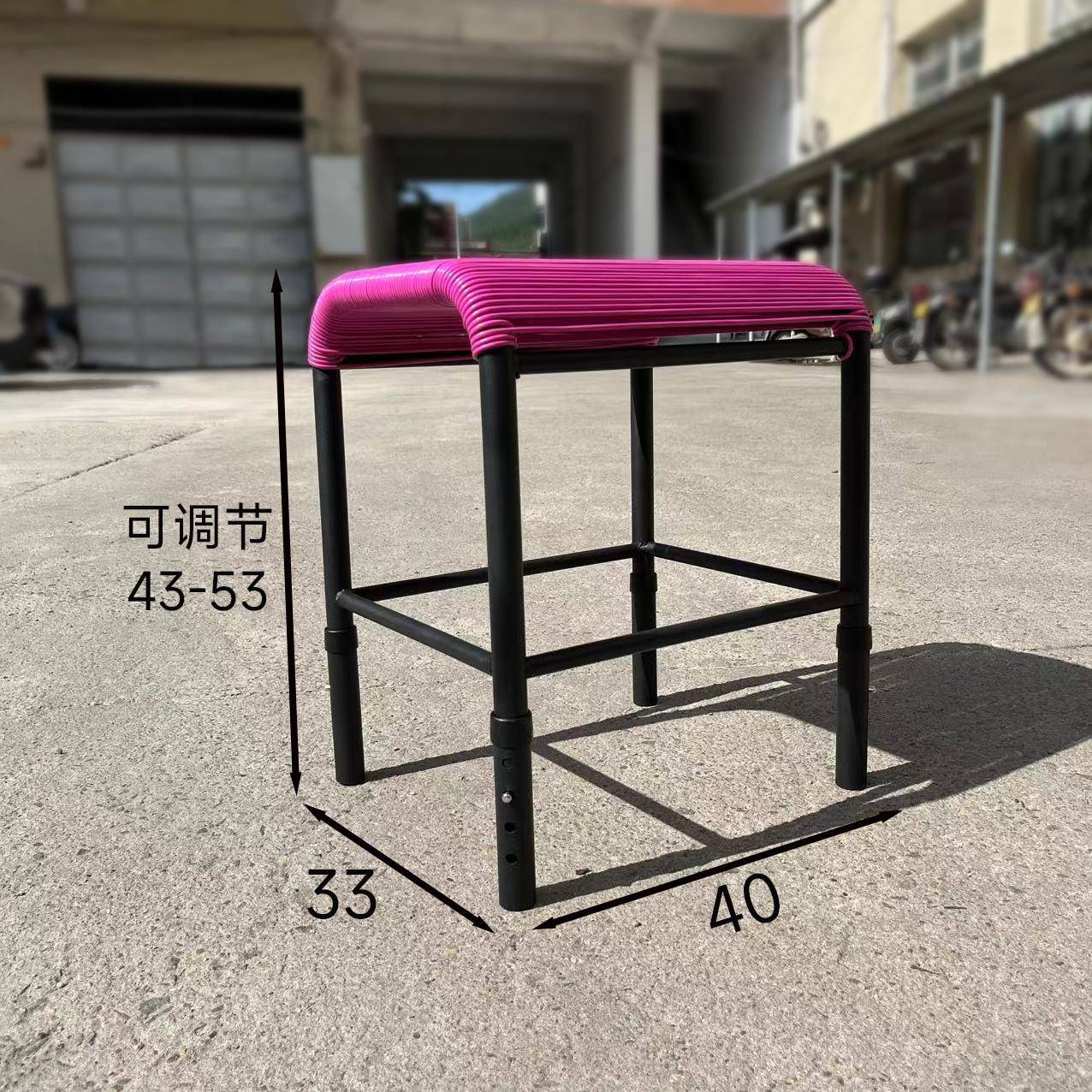 可升降缝纫机凳子靠背椅子坐垫久坐冰凉服装厂工厂员工专用椅子