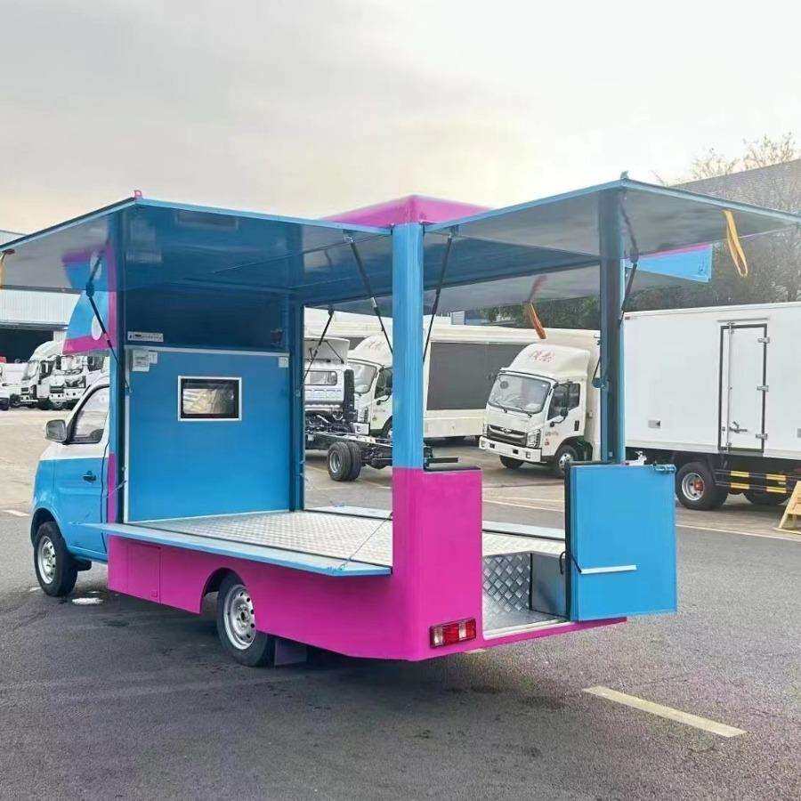 新品LED户外宣传车扩容箱产品