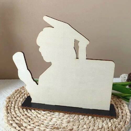2025 Wooden Graduation Photo Frame Three-dimensional DIY