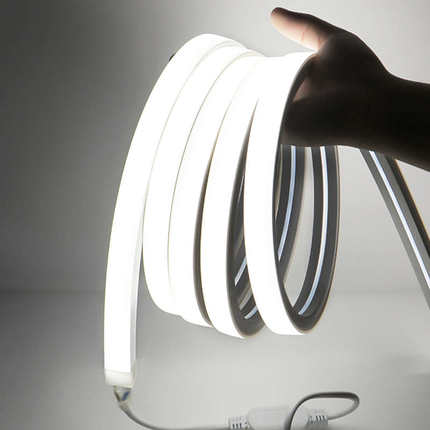 220V灯带软硅胶一体柔性明装线形线条线性嵌入式高压直接led灯条