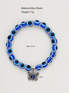 Blue Eye Bracelets 恶魔眼手串法蒂玛之手吊坠土耳其蓝眼睛手錬