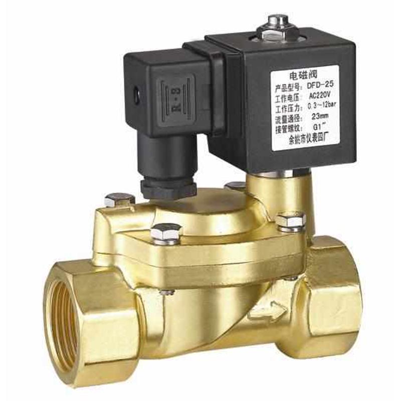 余姚仪表四厂圆星DF系列电磁阀DF-15 20 25 32 40 50 40F铁 50F铁