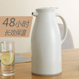 jeko保温壶家用便携暖水瓶热水瓶学生宿舍大容量茶瓶1.6L玻璃内胆