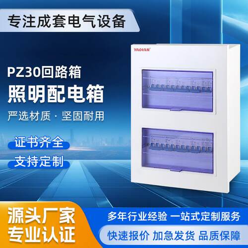 201不锈钢PZ30双排照明配电箱工程用防腐明装挂墙不锈钢配电箱