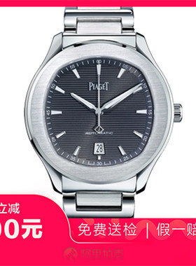 捡漏未使用99新伯爵POLO系列黑面精钢自动机械男表手表G0A41003